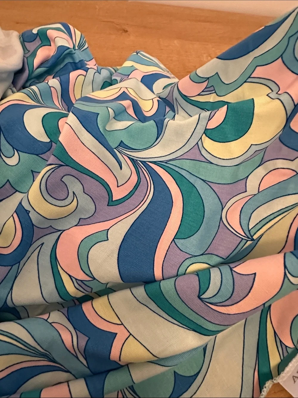 NEW Angel Dear Retro 60s 70s Baby Blanket